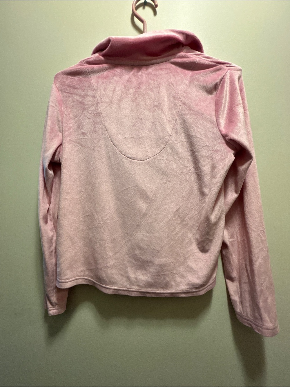 Juicy Couture Fuzzy Fleece button up sleep top - Picture 4 of 5